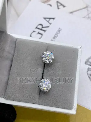 VVS Moissanite Stud Earrings