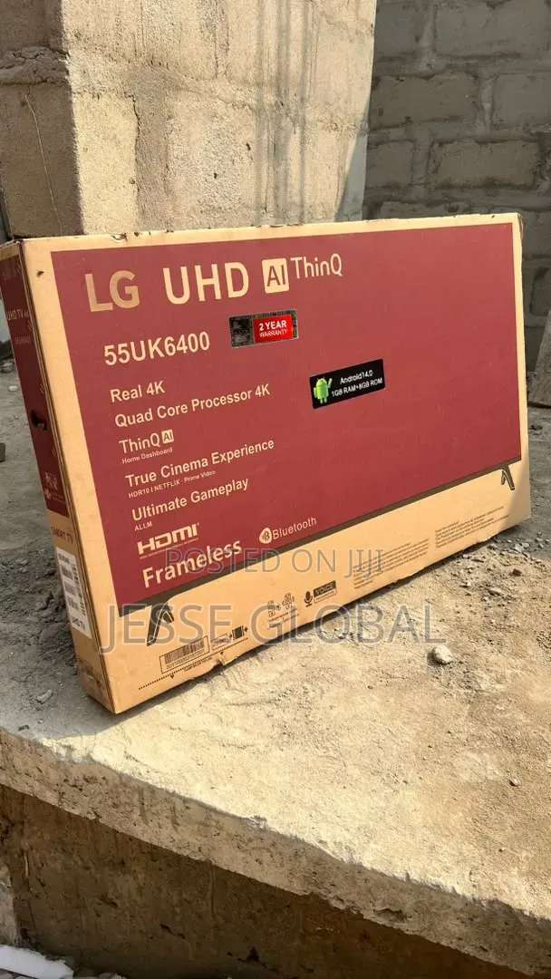 55 Inch LG UHD 4K Smart TV – ThinQ AI – Brand New