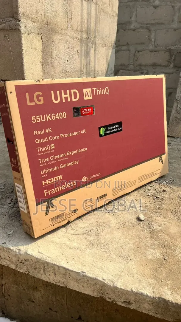 55 Inch LG UHD 4K Smart TV – ThinQ AI – Brand New