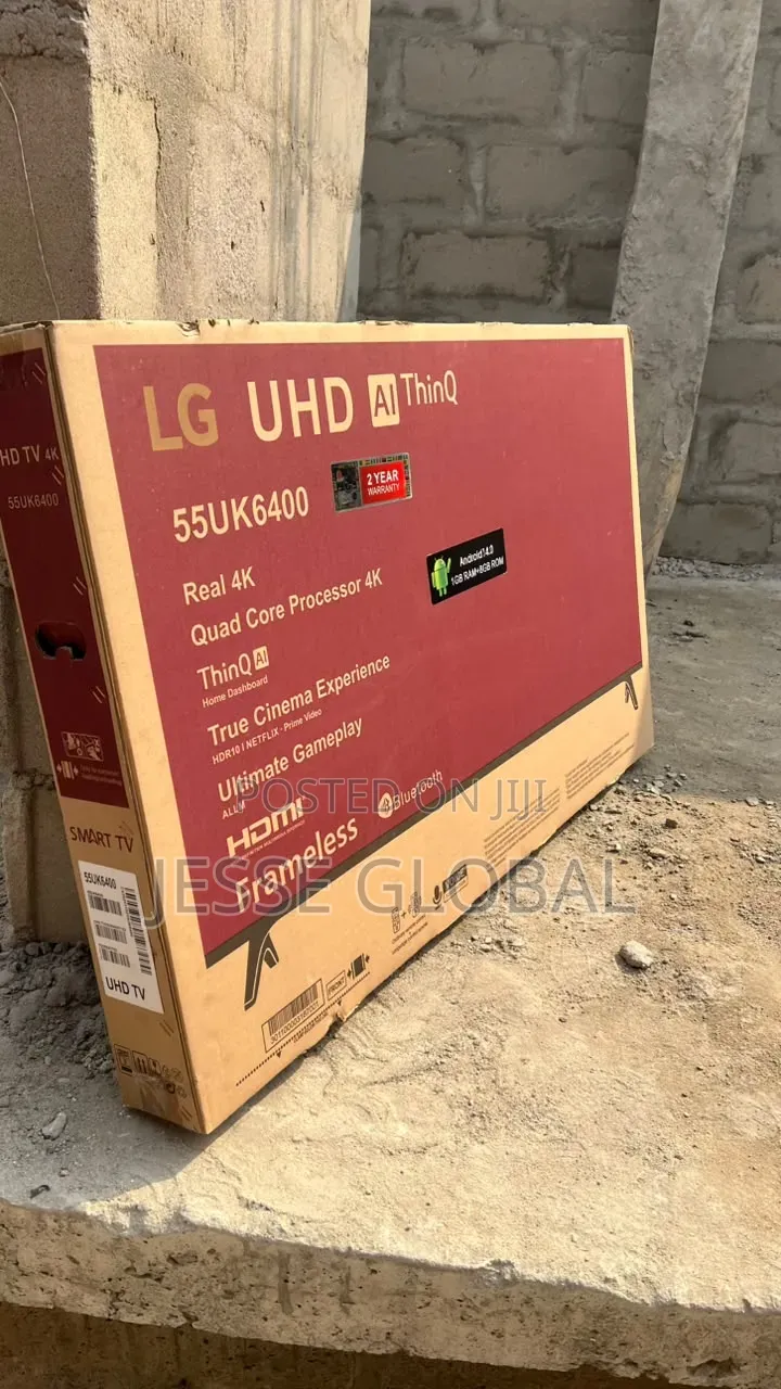 LG 55 Inch UHD AI ThinQ Smart TV – 4K Resolution