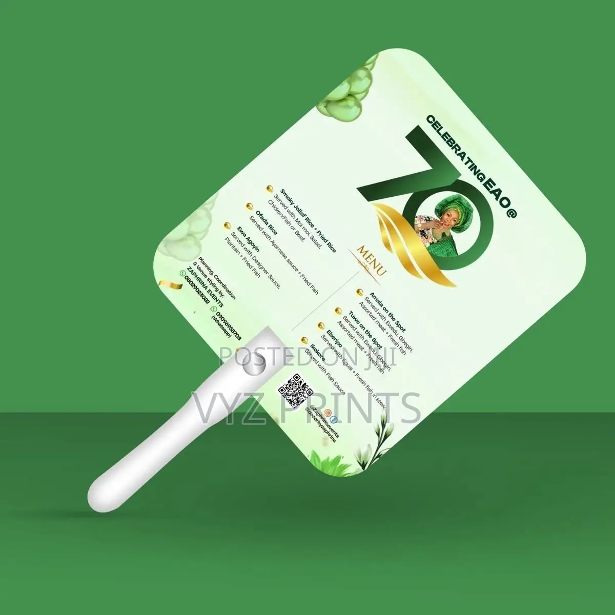 Custom Hand Fan Printing in Nigeria for Every Occasion