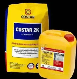 Coster 2k Component A&B Waterproofing, 10litrs Liquid & 20kg Powder