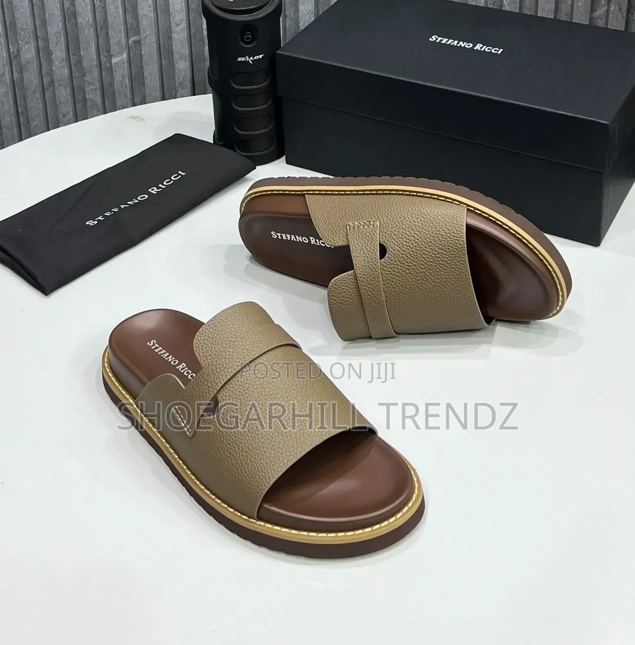 Stefano Rici Covered Palm Slippers