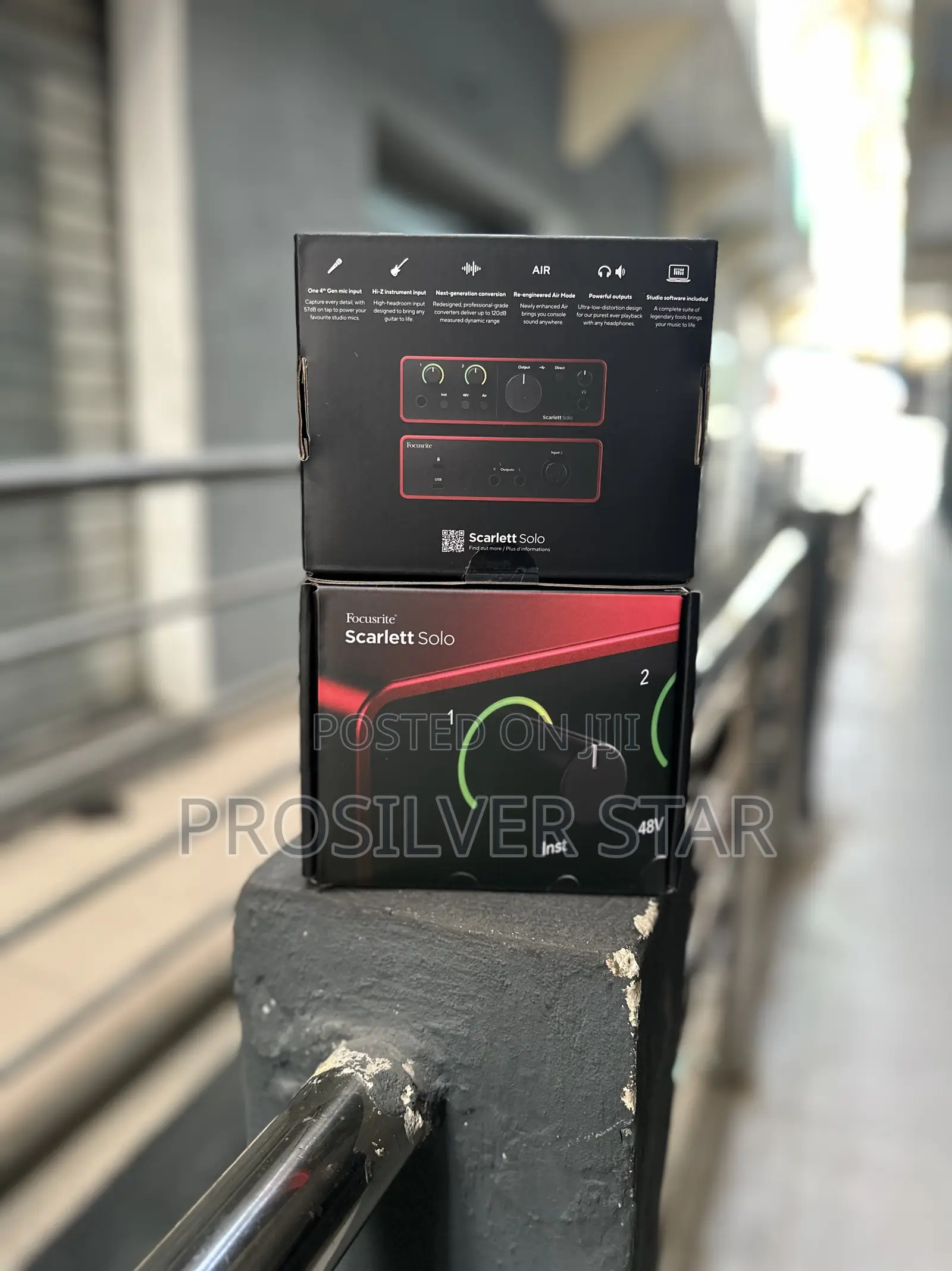Focusrite Scarlett Solo 4th Generation – USB Audio Interface