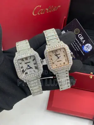 VVS Moissanite Cartier Wristwatch