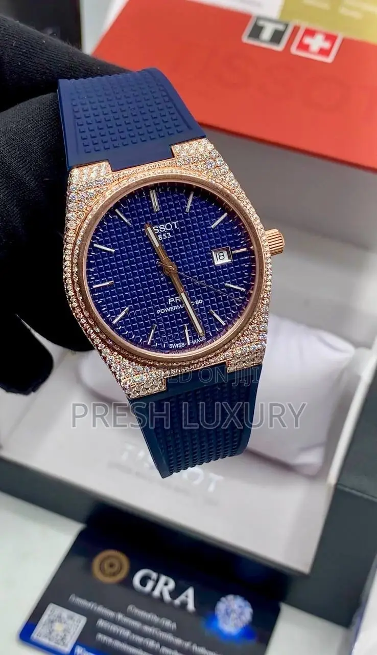 100% BussDown VVS Moissanite Tissot Wristwatch