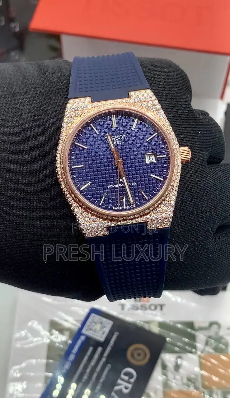 100% BussDown VVS Moissanite Tissot Wristwatch