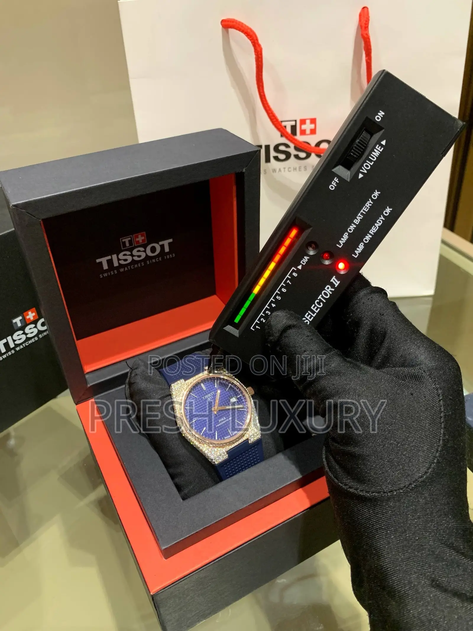 100% BussDown VVS Moissanite Tissot Wristwatch