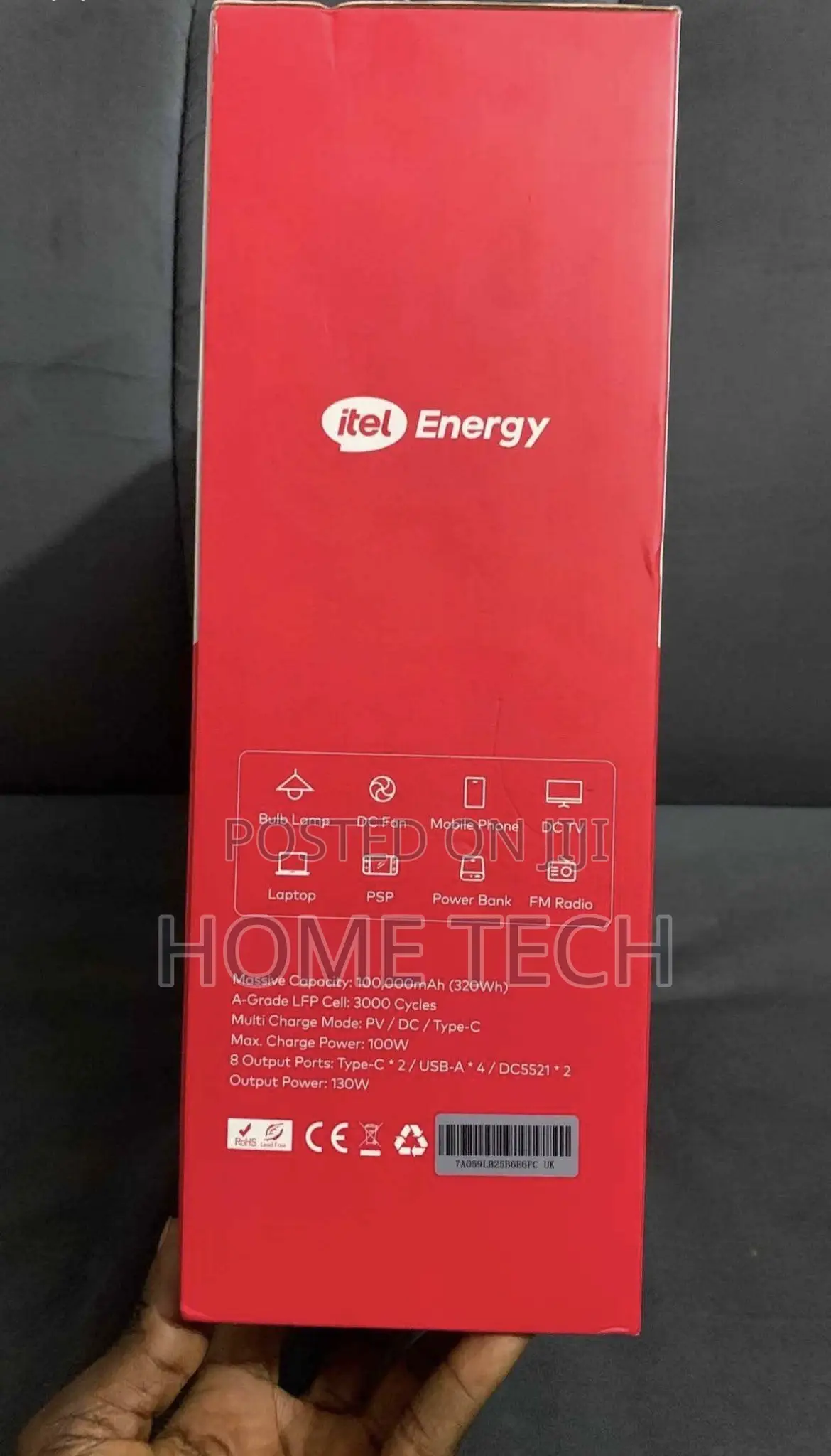 Itel Power Go 100,000mAh Portable Power Station