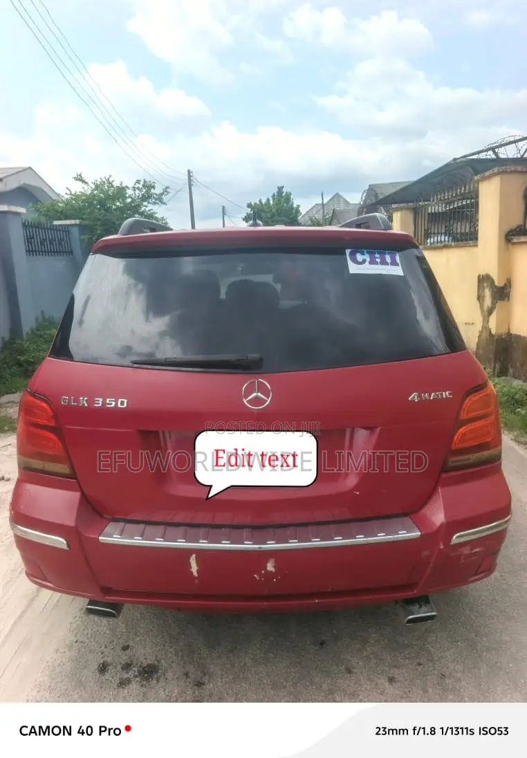 Mercedes-Benz GLK-Class 350 4MATIC 2012 Red