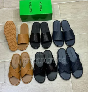 Original Bottega Veneta Men's Slippers 100% Authentic Guaranteed