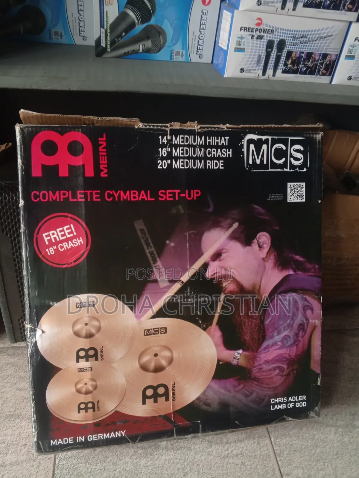 A Set of Drum Cymbals