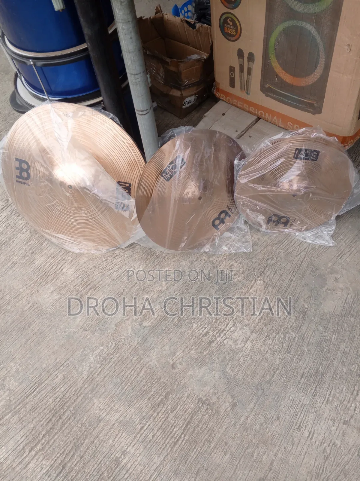 A Set of Drum Cymbals
