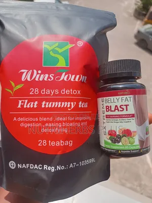 28 Days Detox Flat Tummy Tea & Extreme Belly Fat Blast(burn Belly Fat)