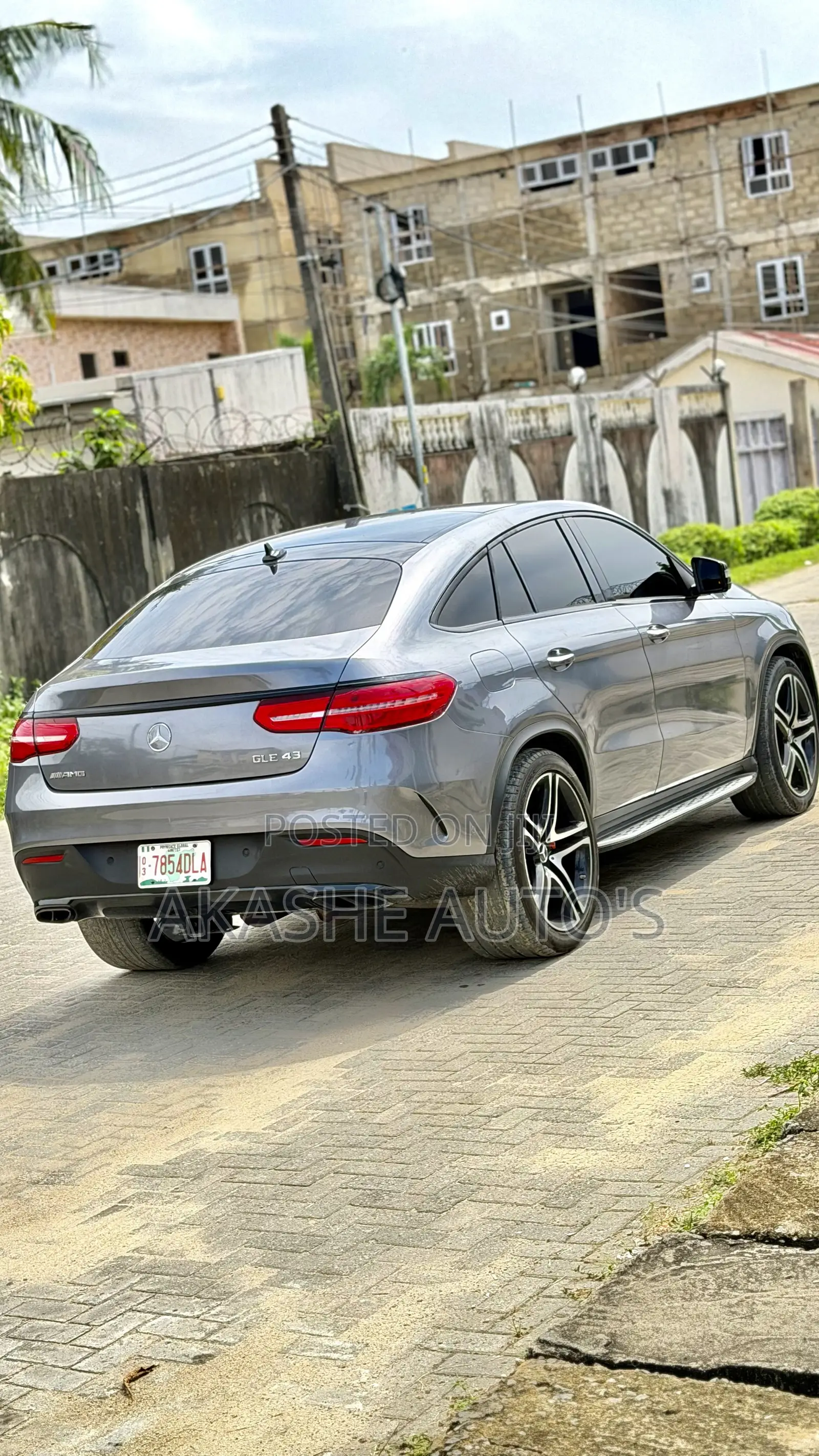 Mercedes-Benz GLE-Class AMG GLE 43 4MATIC 2018 Gray