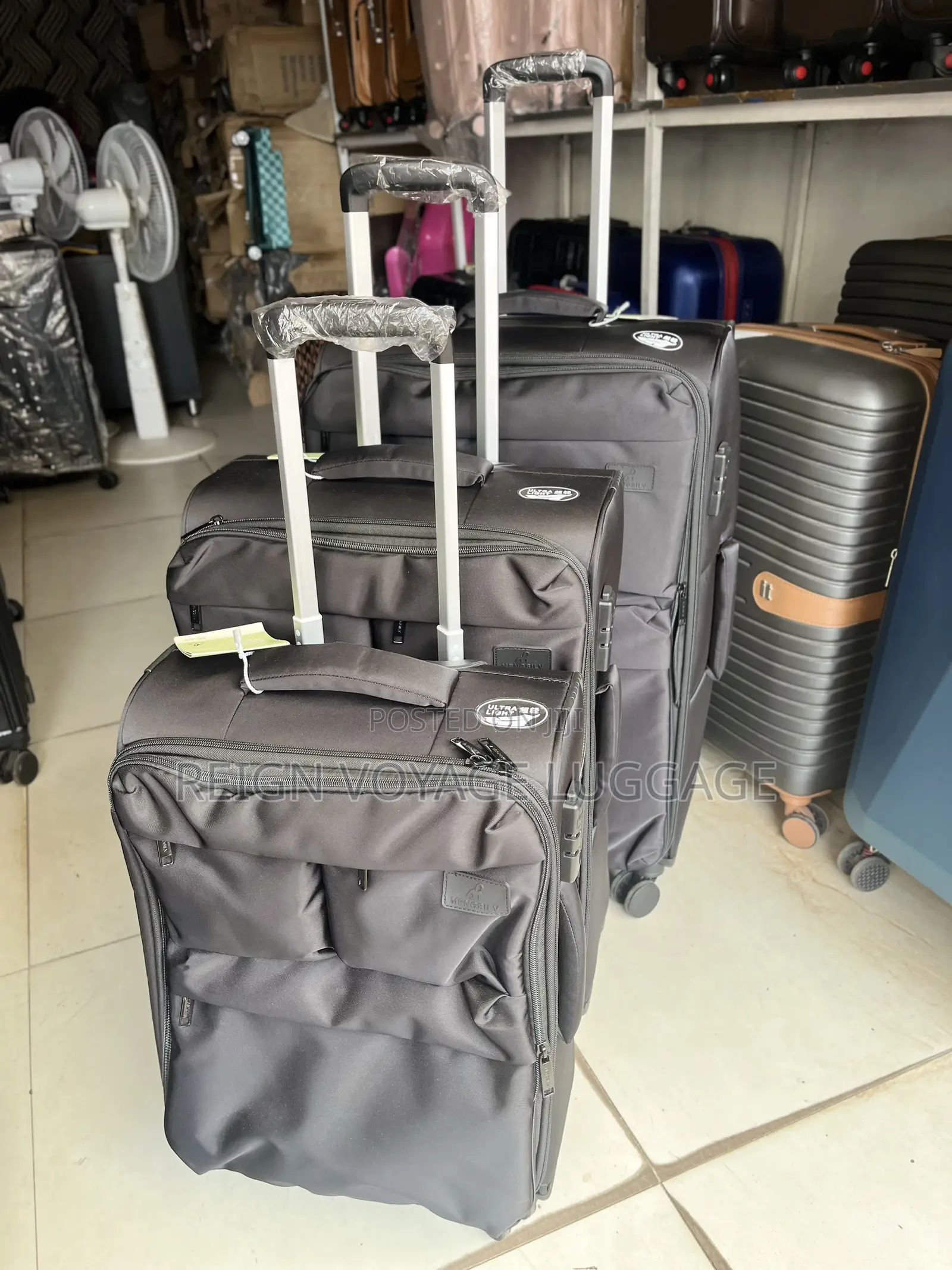 Premium 3-Piece Soft Sided Luggage Set
