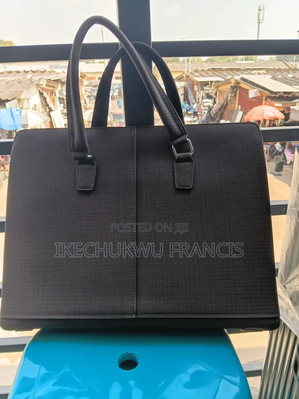 Mont Blanc Brown Laptop Bag