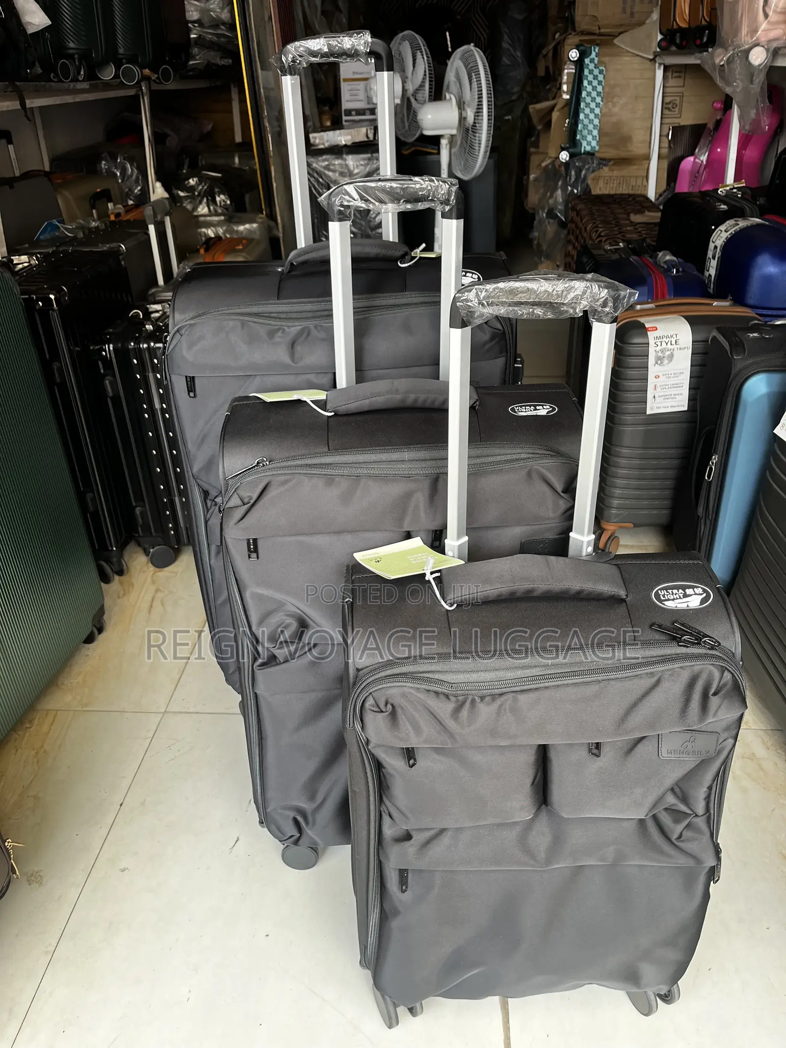 Premium 3-Piece Soft Sided Luggage Set