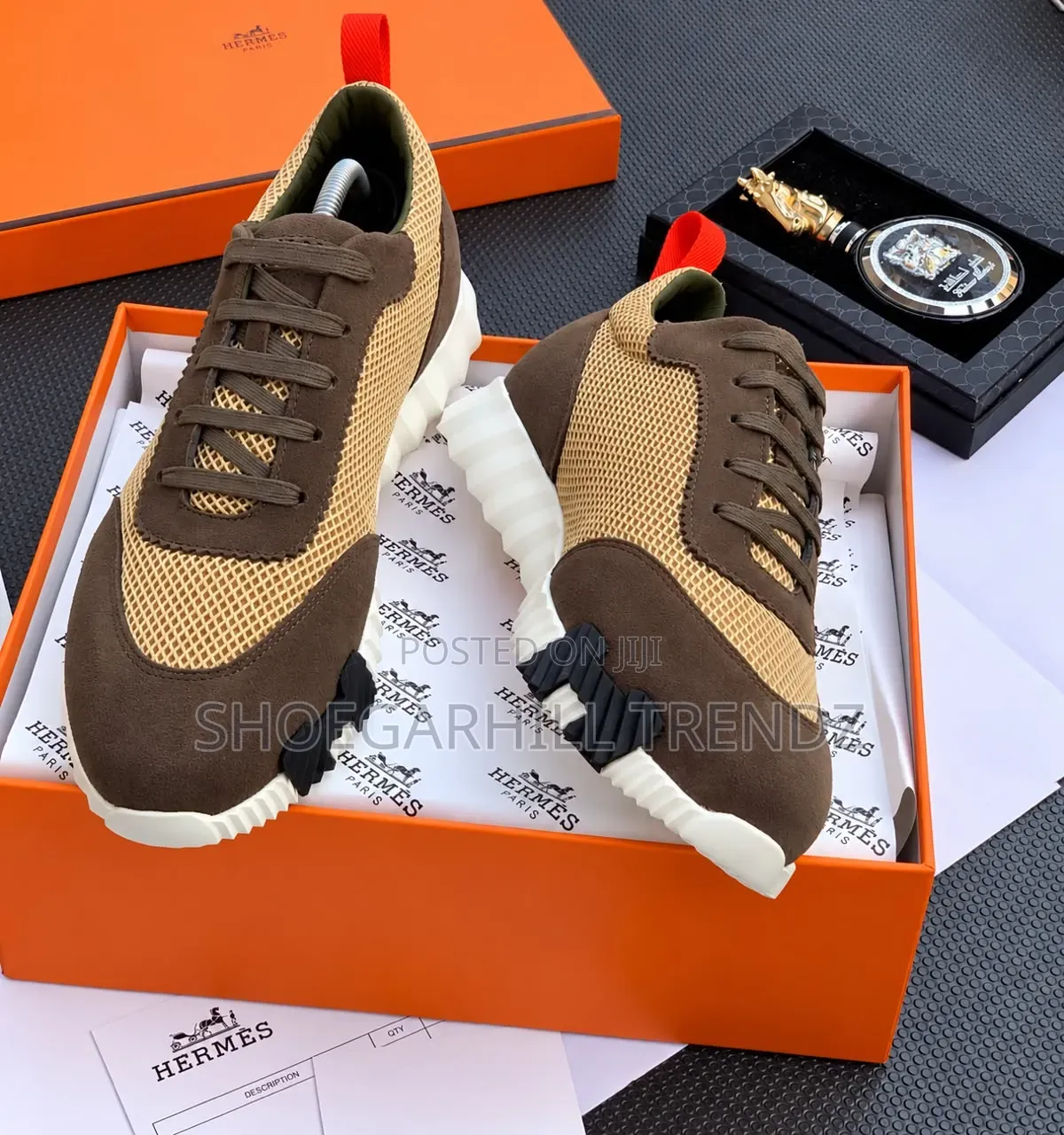 Hermes H Trendy Sneakers