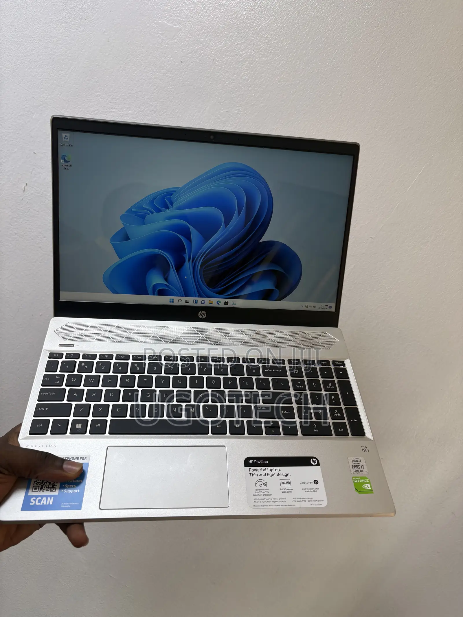 Laptop HP Pavilion 15 16GB Intel Core i7 SSD 512GB