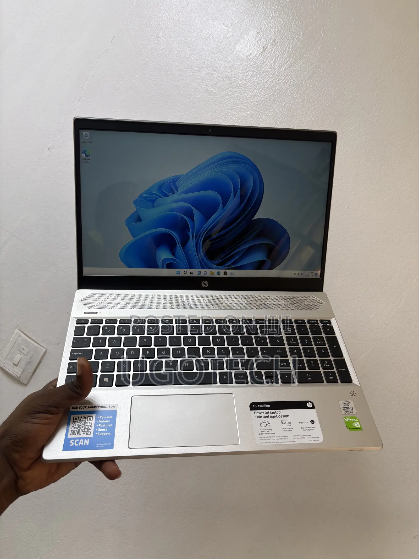 Laptop HP Pavilion 15 16GB Intel Core i7 SSD 512GB