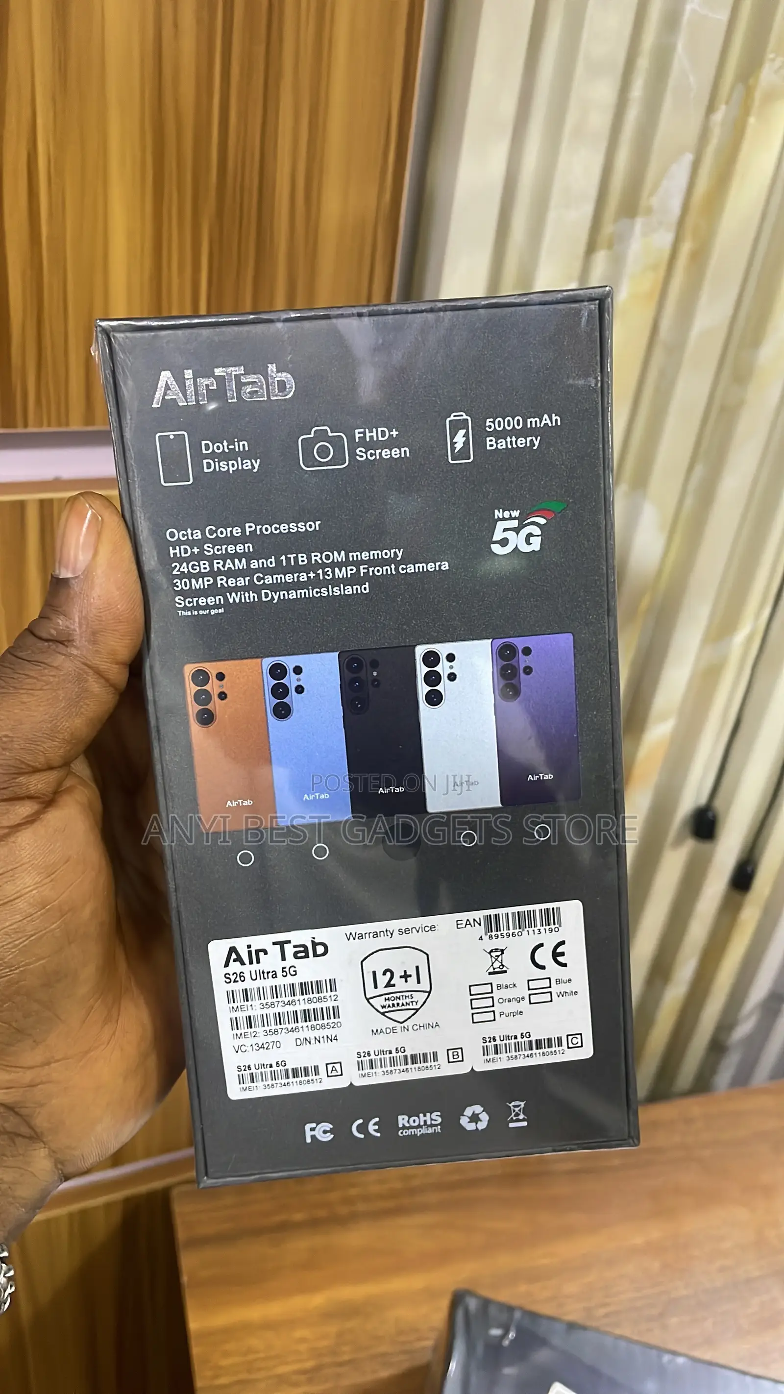 New AirTab S26 Ultra 1 TB Black