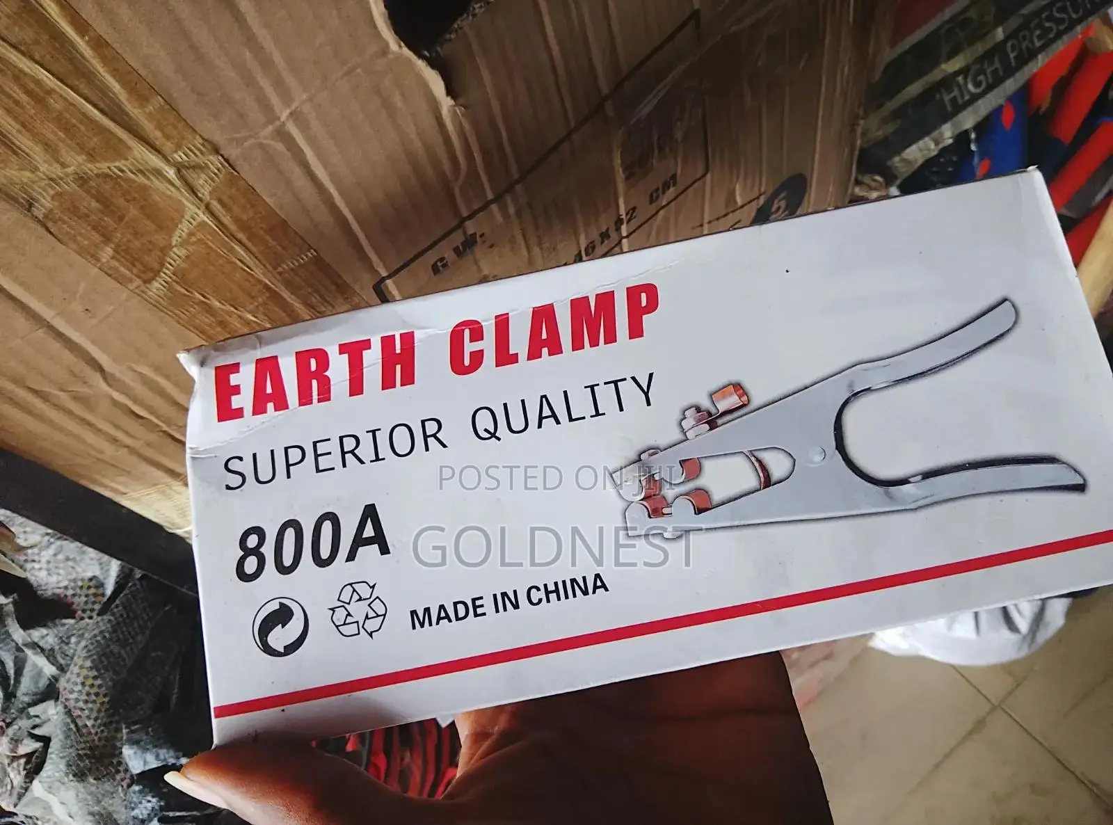 Brand New 800A Heavy-Duty Welding Earth Clamp (Superior Quality)