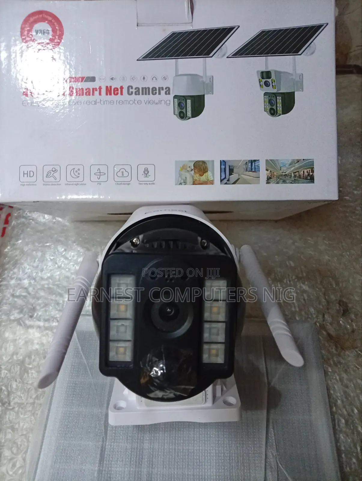 Single Lens V380 PTZ 4G LTE Solar Camera