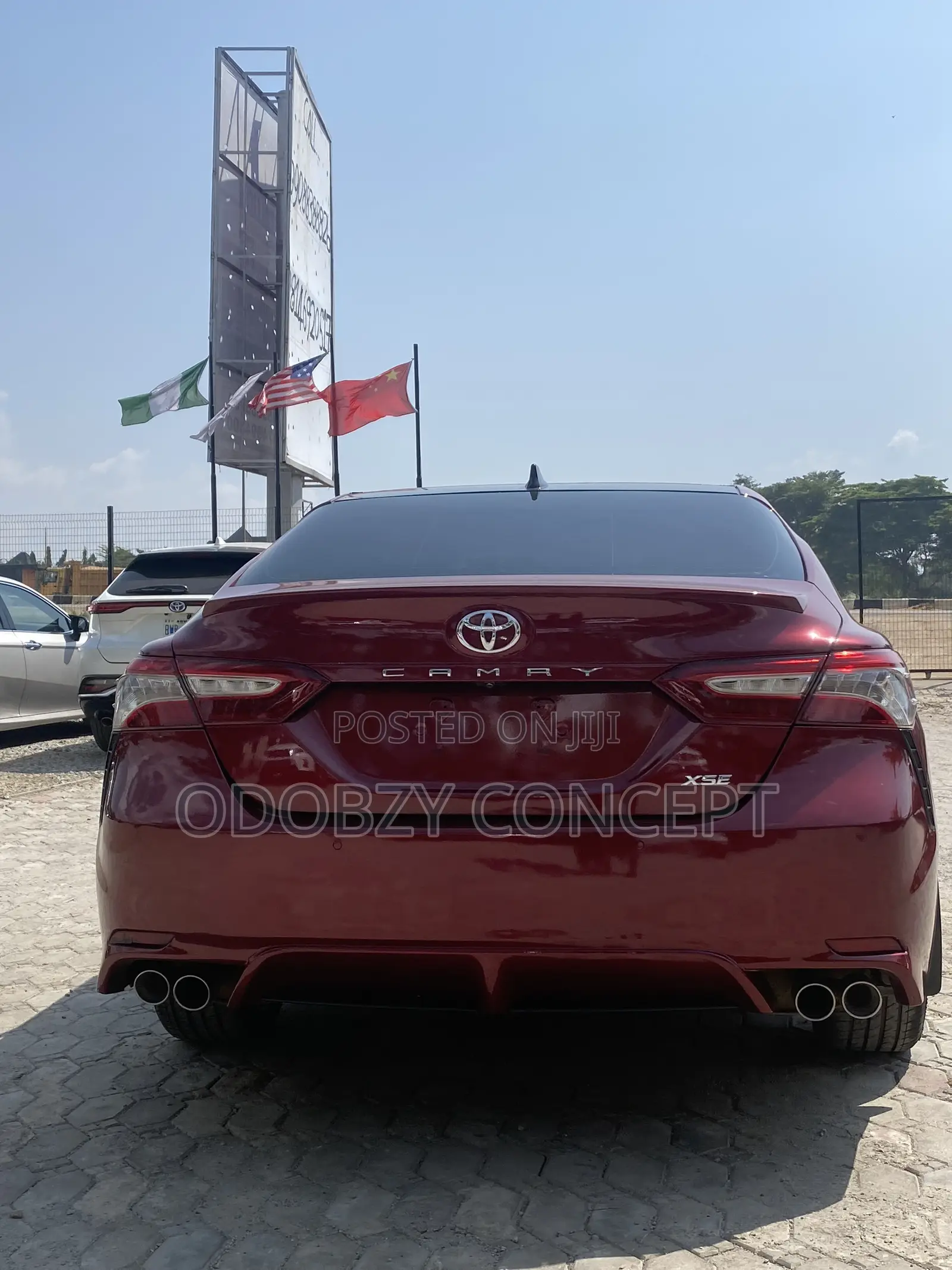 Toyota Camry XSE V6 (3.5L V6 8A) 2019 Red