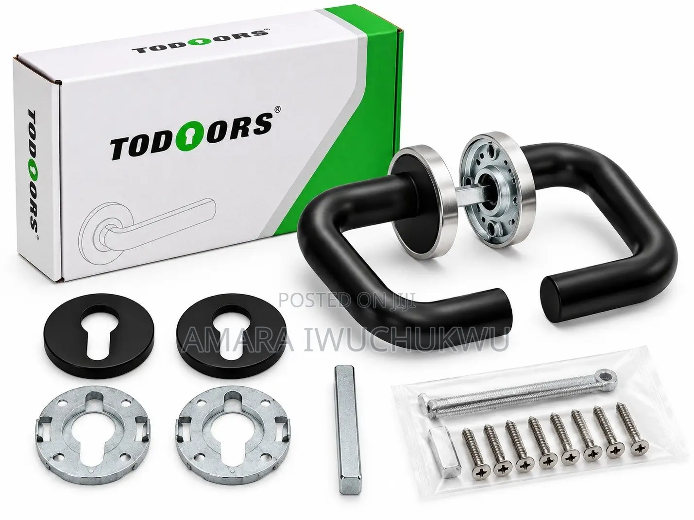 Todoors Door Pull Handle Set - Black