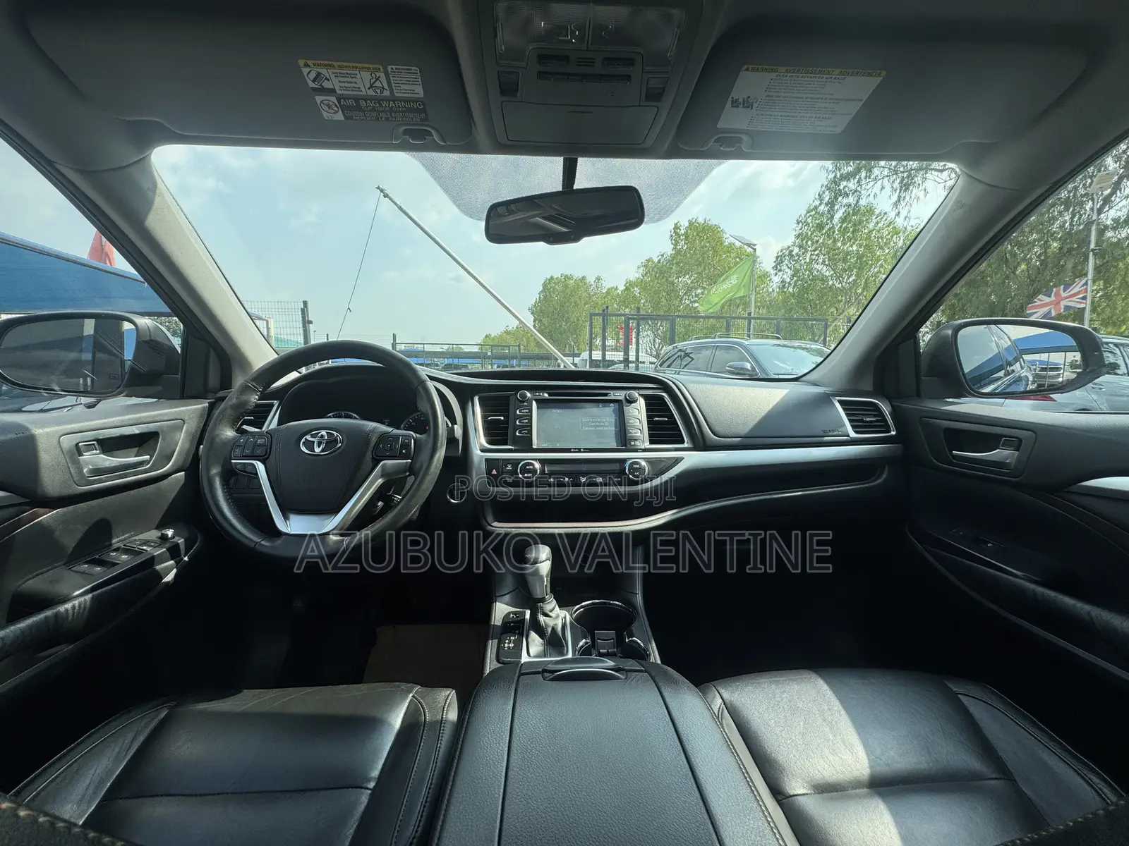 Toyota Highlander XLE 4x2 V6 (3.5L 6cyl 8A) 2018 Blue