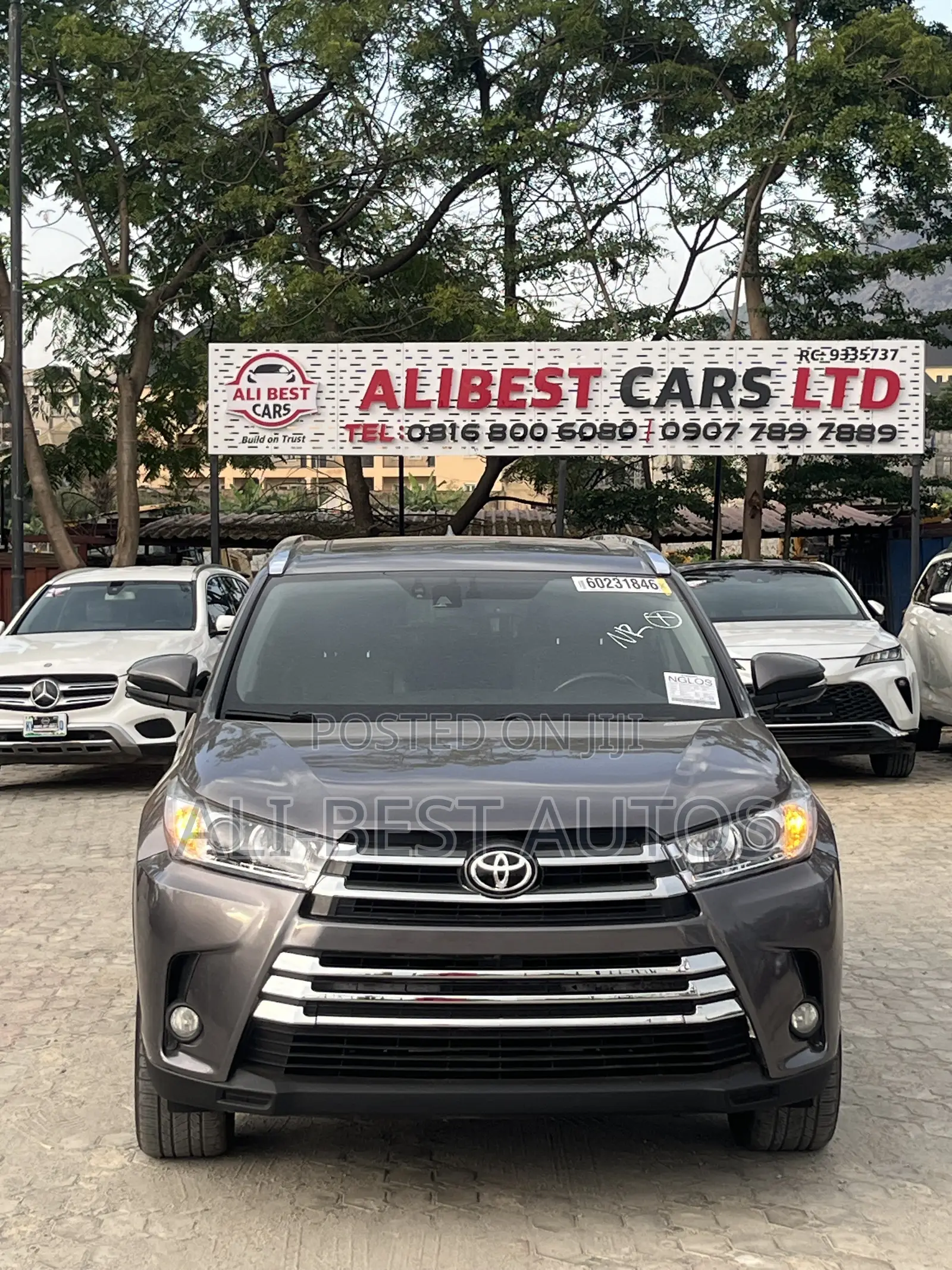 Toyota Highlander Limited Platinum V6 4x4 (3.5L 6cyl 6A) 2016 Gray