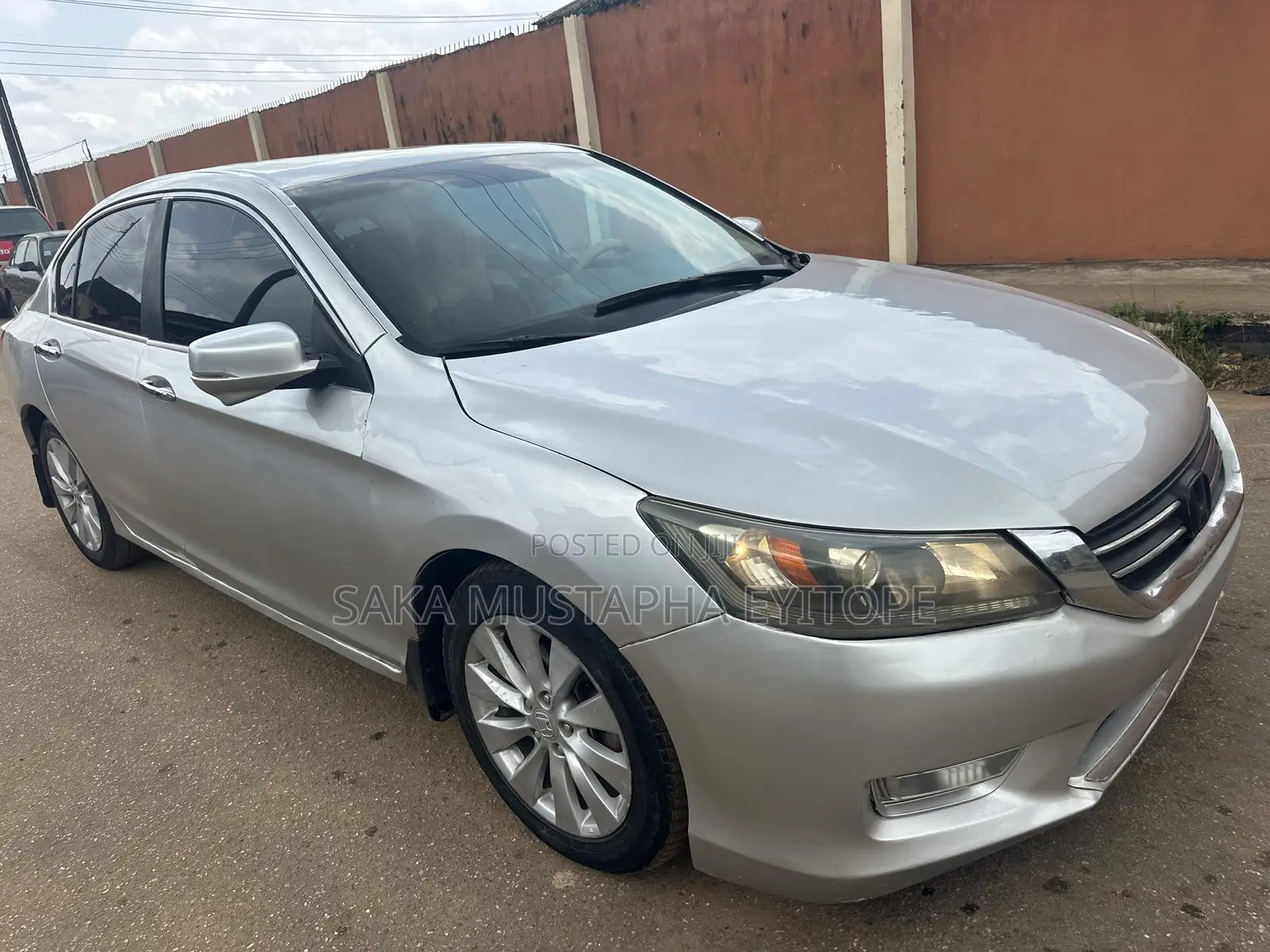 Honda Accord EX-L V-6 4dr Sedan w/Navigation (3.5L 6cyl 6A) 2014 Silver