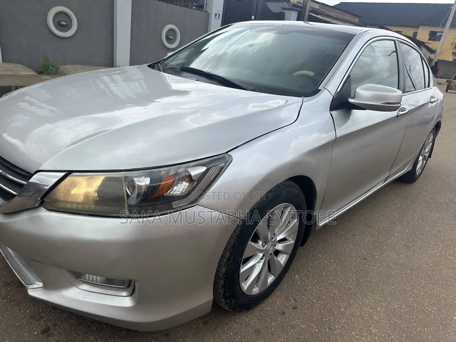 Honda Accord EX-L V-6 4dr Sedan w/Navigation (3.5L 6cyl 6A) 2014 Silver