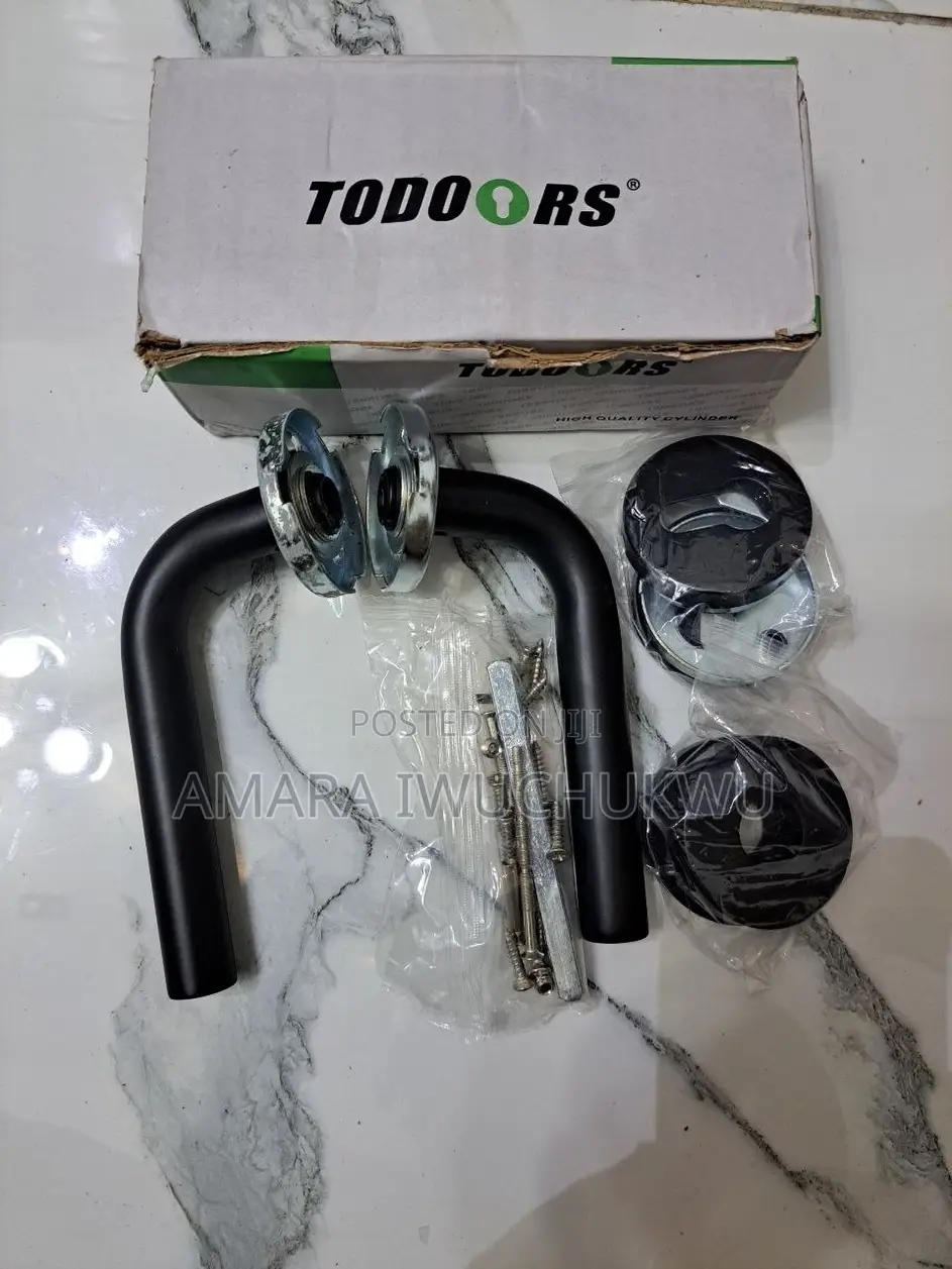 Todoors Door Lever Handle Set - Black
