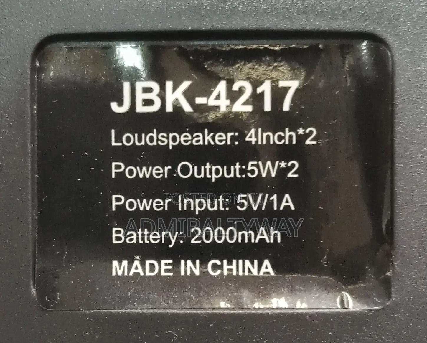 Loud Speaker Portable Lithium Battery