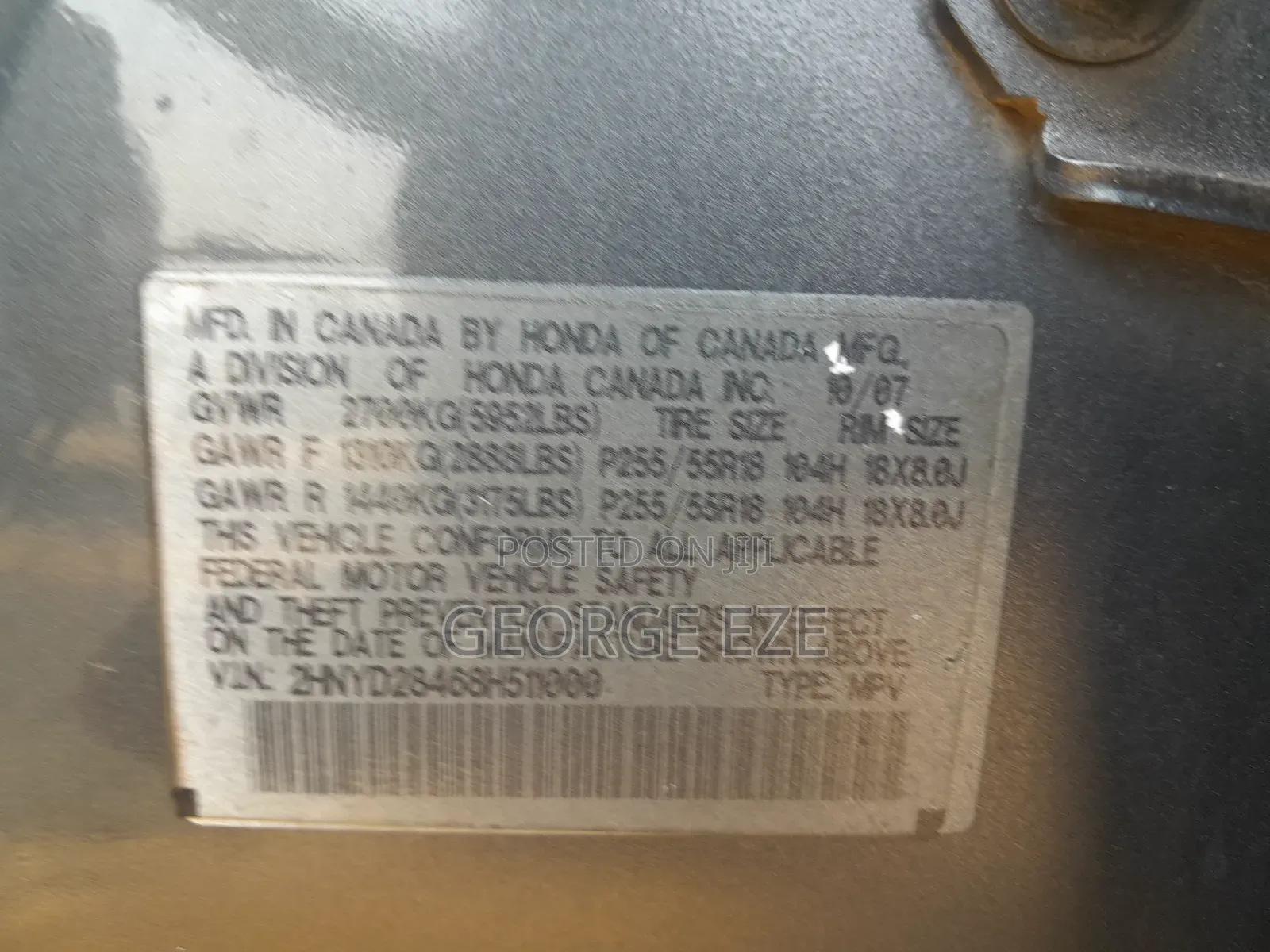 Acura MDX 2008 Gray