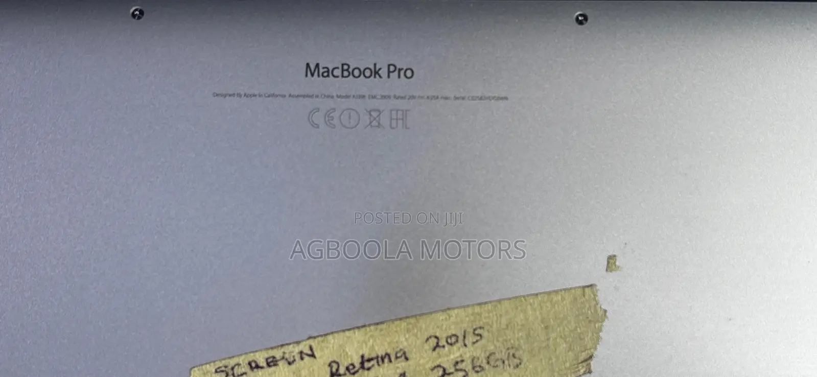 New Laptop Apple MacBook Pro 2015 16GB Intel Core i7 HDD+SSD 256GB