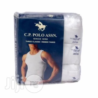 CP Polo Men's Singlet - White