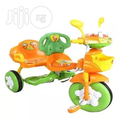 Baby Tricycle With Double Seat