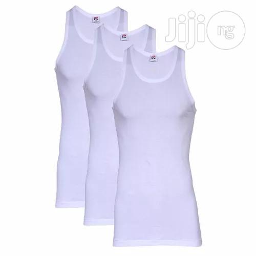 BYC Men's 3-Pc Singlet Set - White