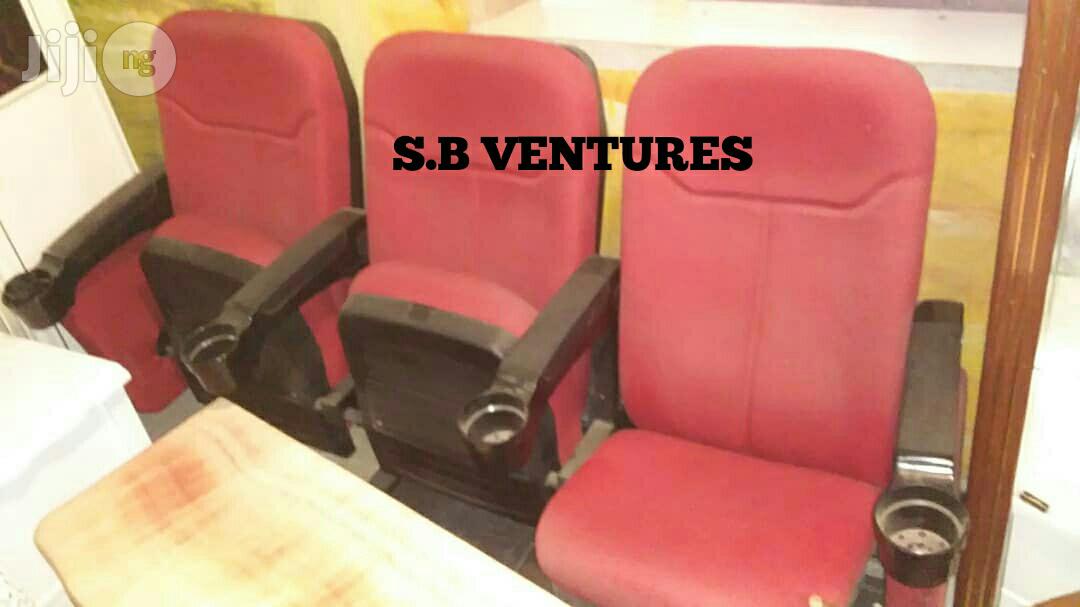 3 Seater Auditorium/Cinema Chairs With Cupholder