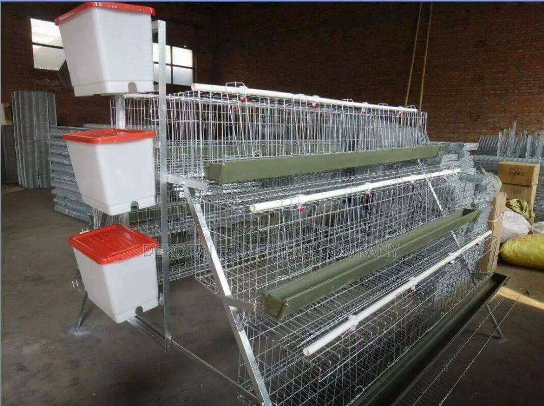 Dekoraj Imported 120 Birds Hot Galvanized Battery Cage