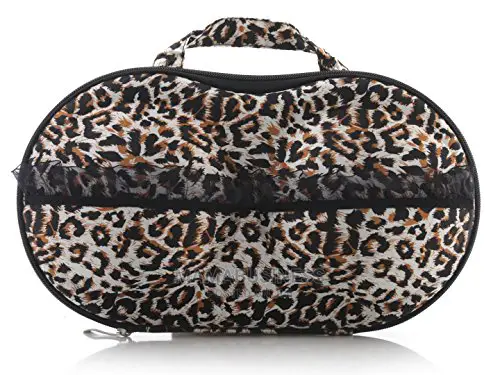 Bra Organizer Travel Bag - Leopard