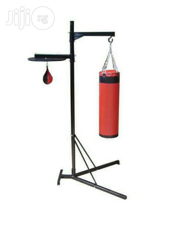 Punching Bag With Stand and Speed Ball