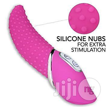 Tongue G-Spot Vibrator With Clitoral Stimulator
