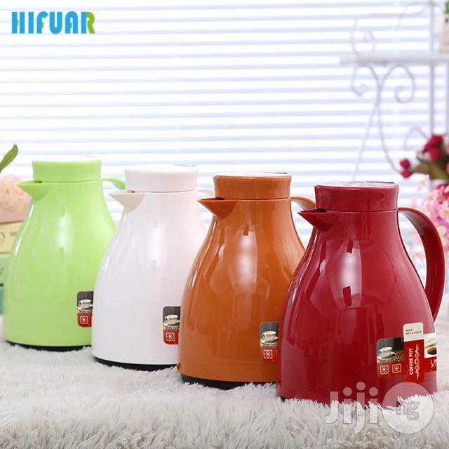 1L Thermos Kettle Large Capacity Household Insulation Jug Pure Color