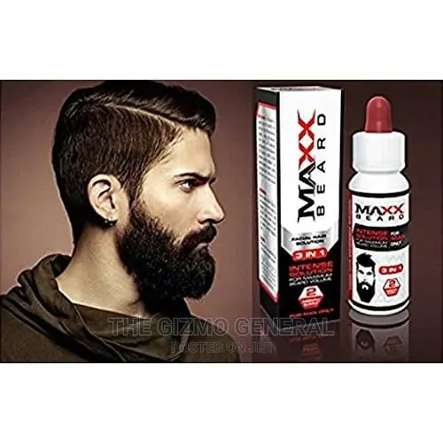 Maxx Beard No-1 Facial Hair Solution - 2 Months Supply