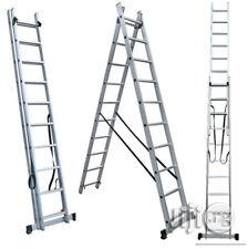 2 Section Extension Aluminium Ladder - 2x18