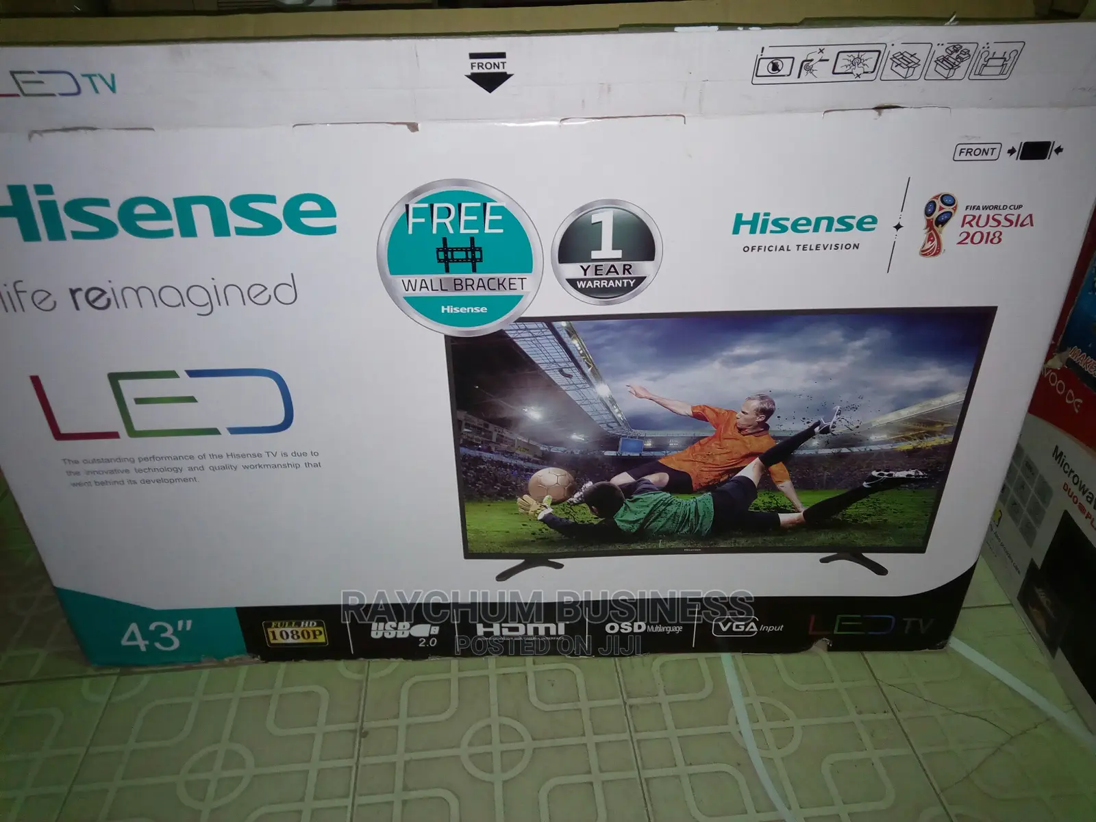 Hisense LED TV HDMI and Flash 43 Inches
